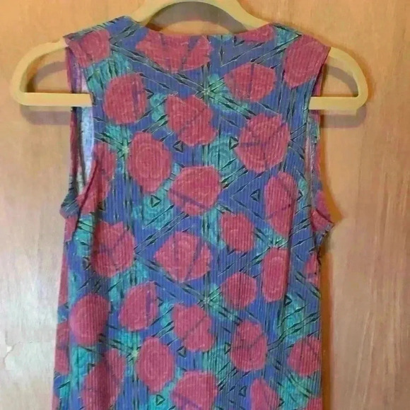 Lularoe Women’s Size XS Sleevless Open Front Floral Print Vest - Picture 14 of 16